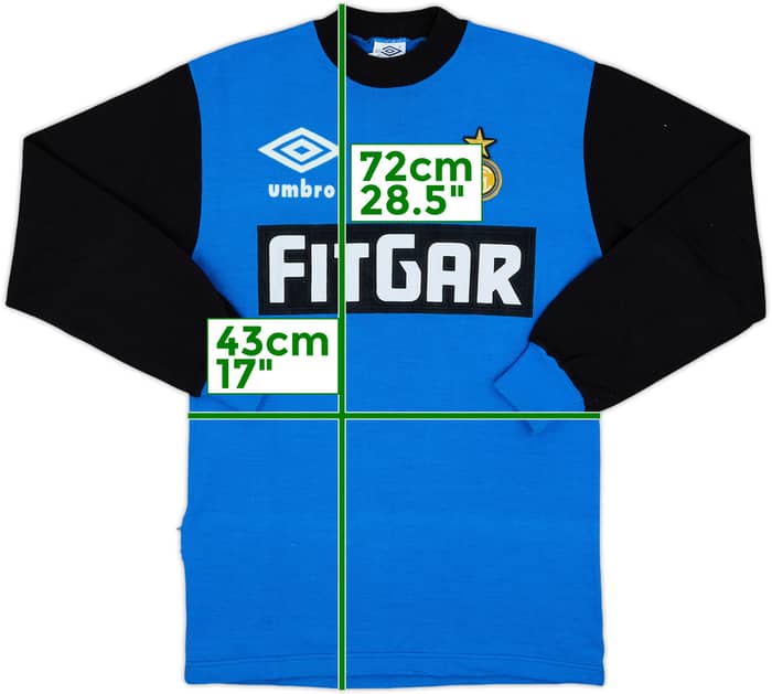 1992-94 Inter Milan Umbro Drill Top - 8/10 - (M)
