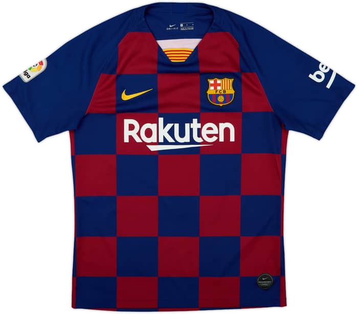 2019-20 Barcelona Home Shirt Suarez #9 - 10/10 - (M)