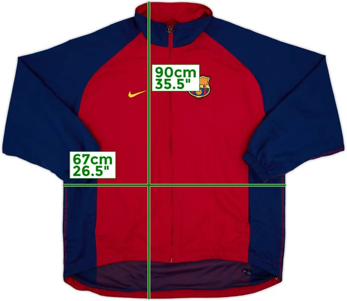 1998-99 Barcelona Nike Track Jacket - 8/10 - (L)