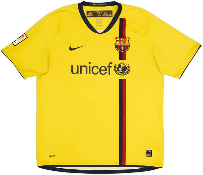 2008-10 Barcelona Away Shirt Messi #10 - 6/10 - (L)
