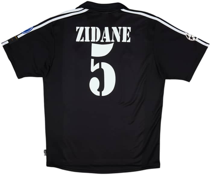 2001 Real Madrid Camiseta de visitante Zidane #5 - 8/10 - (L)