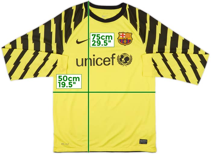 2010-11 Barcelona GK Shirt - 6/10 - (M)
