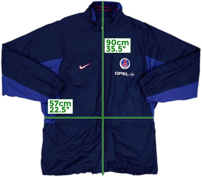 1998-99 Paris Saint-Germain Nike Bench Coat - 7/10 - (XL)