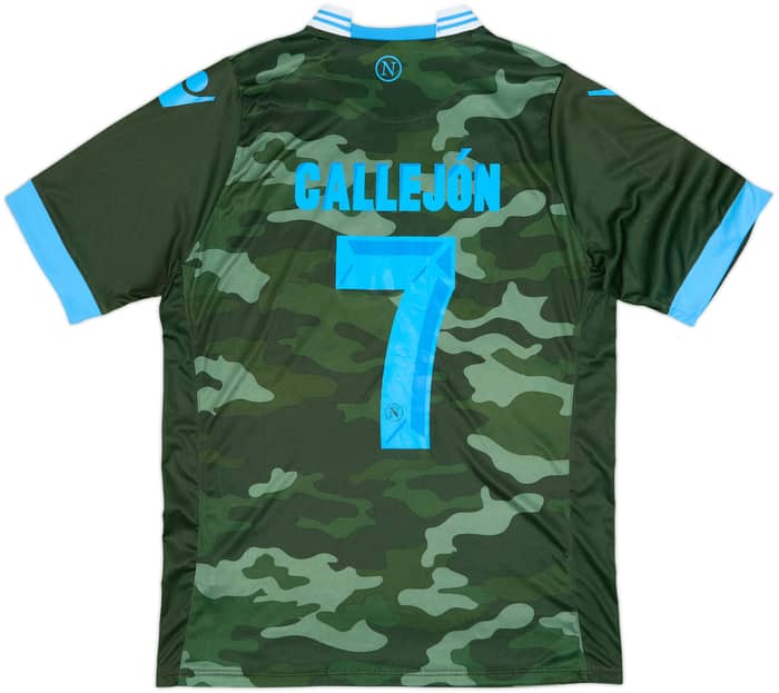 2013-14 Napoli Away Shirt Callejon #7 - 4/10 - (XL)