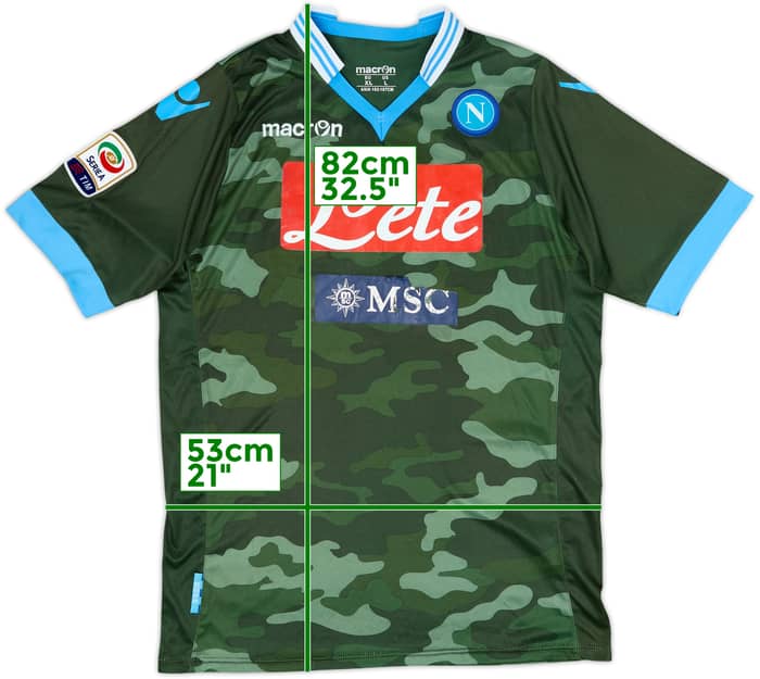 2013-14 Napoli Away Shirt Callejon #7 - 4/10 - (XL)