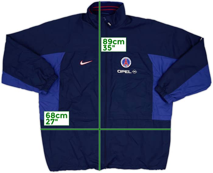 Chaqueta de chándal Nike del Paris Saint-Germain 1998-99 - 7/10 - (XL)