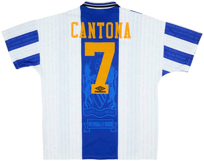 1994-96 Manchester United Third Shirt Cantona #7 - 8/10 - (XL)