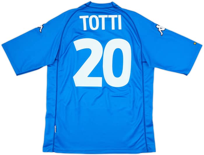 2000-01 Italy Basic Home Shirt Totti #20 - 5/10 - (XL)