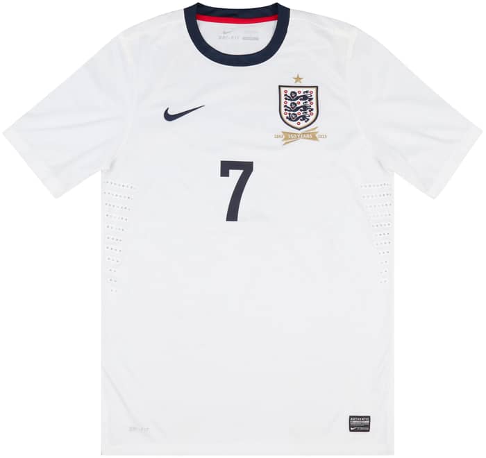 2013 England U-21 '150th Anniversary' Match Issue Home Shirt Ince #7
