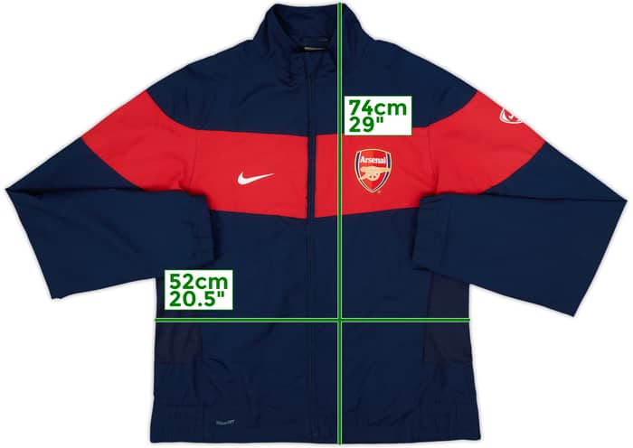 2009-10 Arsenal Nike Track Jacket - 8/10 - (L)