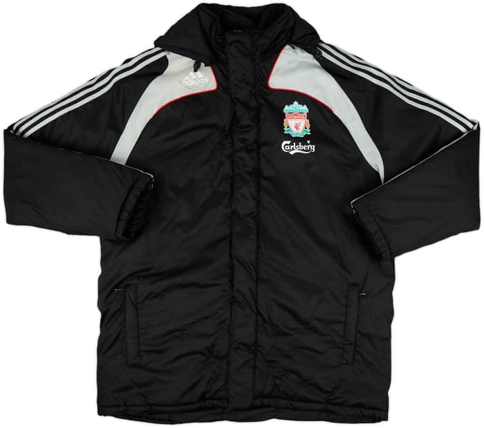 2008-09 Liverpool adidas Padded Bench Coat - 8/10 - (XL)
