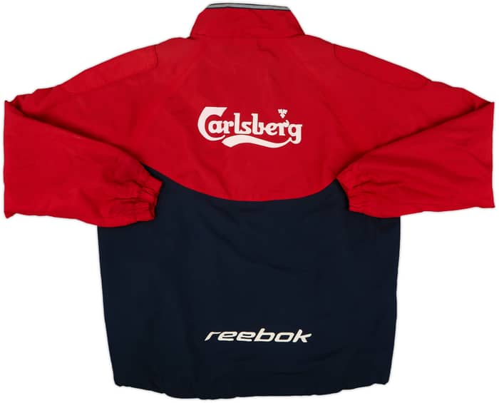 2001-02 Liverpool Reebok 1/4 Zip Training Top - 8/10 - (M)