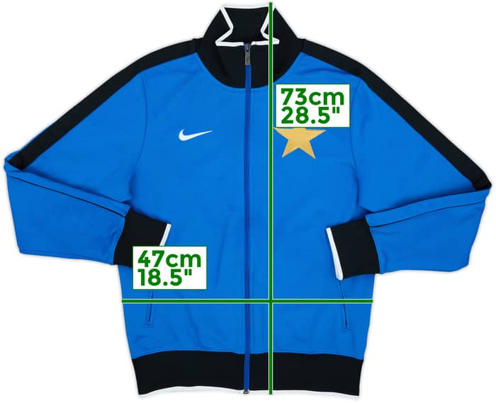 2010-11 Inter Milan N98 Nike Track Jacket - 9/10 - (S)