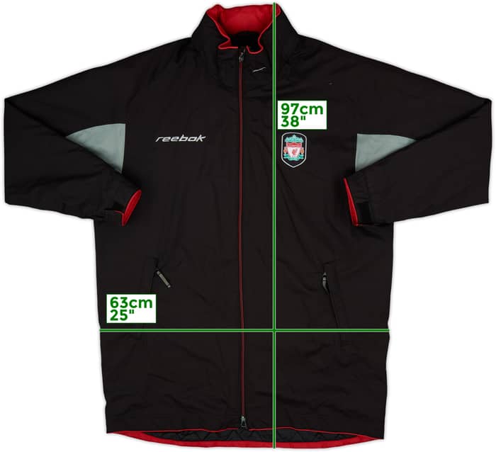 2002-03 Liverpool Reebok Padded Bench Coat - 9/10 - (M)