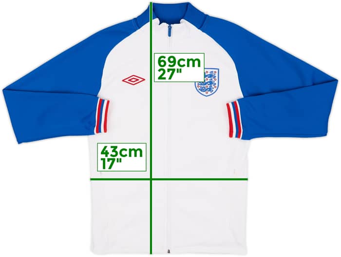 2012-13 England Umbro Track Jacket - 8/10 - (S)