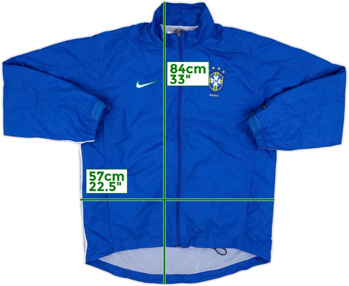 1998-00 Brazil Nike Track Jacket - 9/10 - (M)