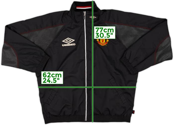 1998-99 Manchester United Umbro Track Jacket - 8/10 - (M)