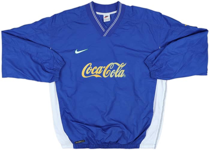 1998-00 Brazil Player Issue Nike Drill Top - 8/10 - (L)