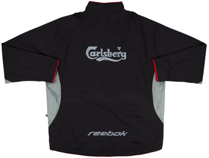 2002-03 Liverpool Reebok 1/4 Zip Rain Jacket - 7/10 - (L)