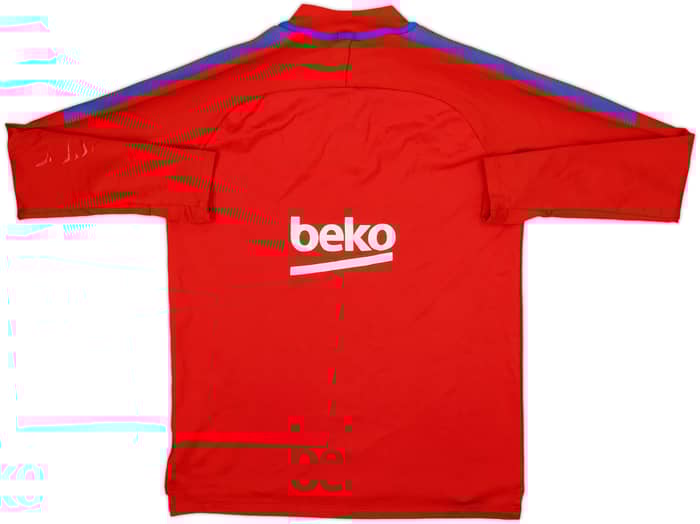 2017-18 Barcelona Nike 1/4 Zip Training Top - 8/10 - (M)