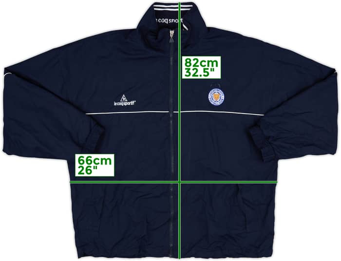 2000-02 Leicester Le Coq Sportif Track Jacket - 7/10 - (XL)