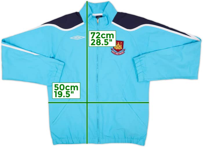 2008-09 West Ham Umbro Track Jacket - 8/10 - (S)