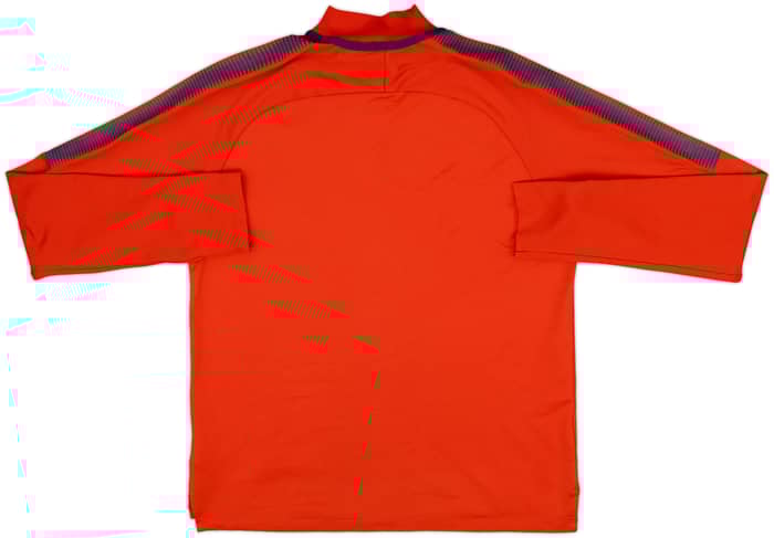 2017-18 Paris Saint-Germain Nike 1/4 Zip Drill Top - 9/10 - (XL.Boys)