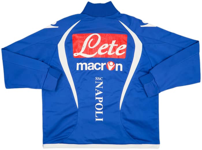 2009-10 Napoli Macron 1/4 Zip Drill Top - 4/10 - (XL)