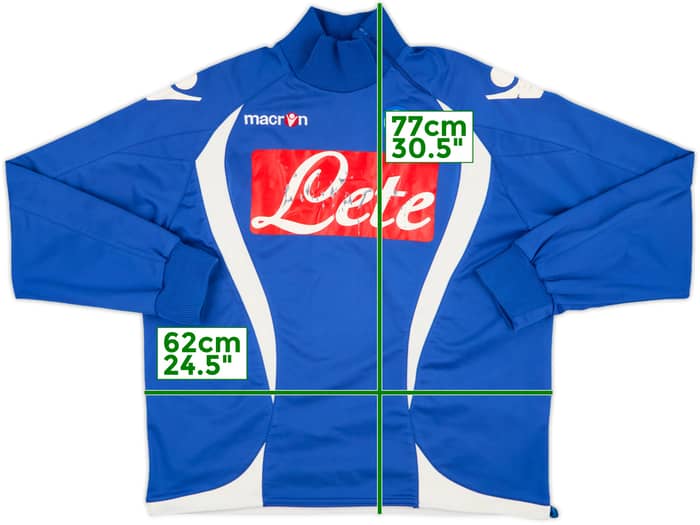 2009-10 Napoli Macron 1/4 Zip Drill Top - 4/10 - (XL)