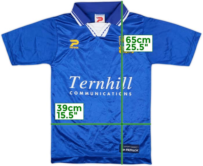 Camiseta de local del Shrewsbury Town 1997-98 - 8/10 - (L.Niños)