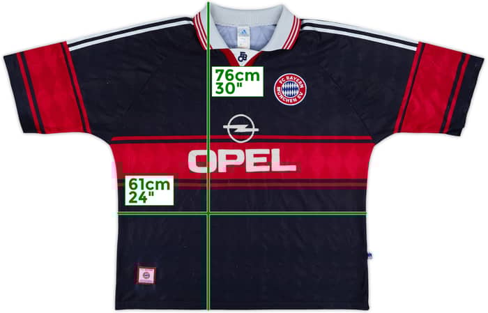 1997-99 Bayern Munich Home Shirt - 5/10 - (XXL)