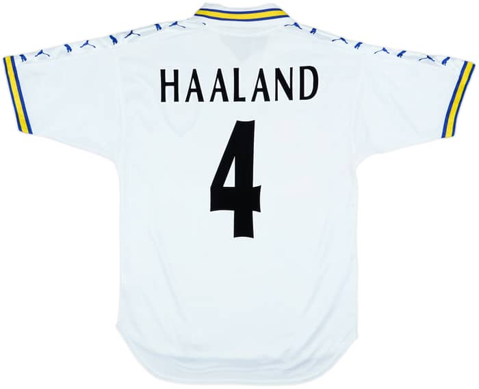 Camiseta de local del Leeds United 1998-00 Haaland #4 - 8/10 - (S)