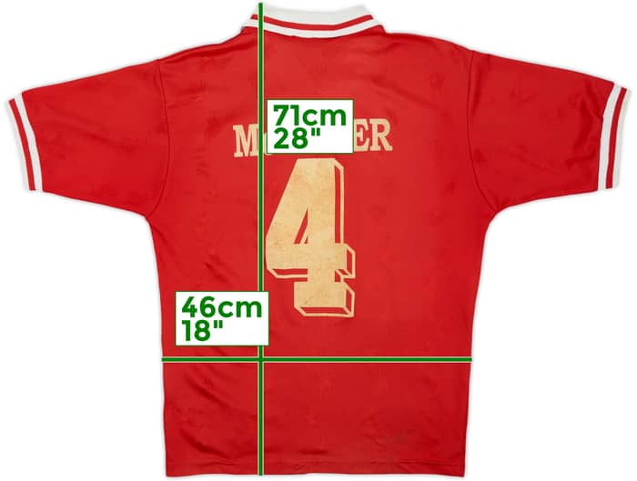 1996-98 Liverpool Home Shirt McAteer #4 - 5/10 - (M)