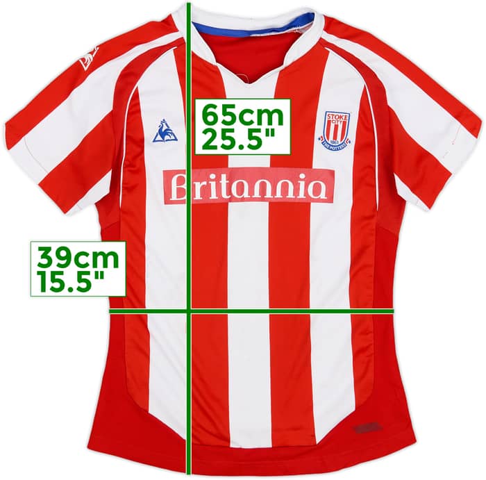 2009-10 Stoke City Home Shirt - 4/10 - (Women's M)
