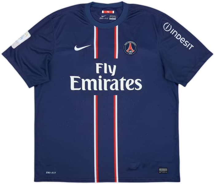 2012-13 Paris Saint-Germain Home Shirt Beckham #32 - 4/10 - (XL)