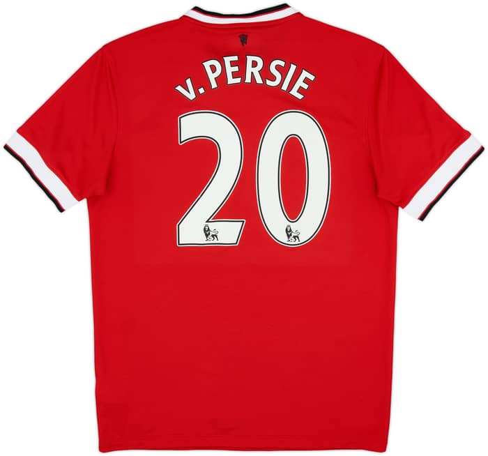 2014-15 Manchester United Home Shirt v.Persie #20 - 6/10 - (M)