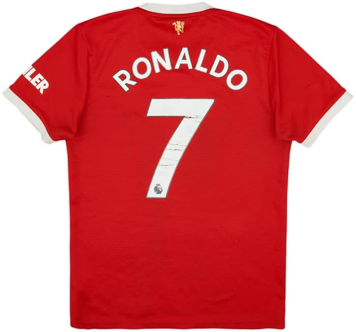 2021-22 Manchester United Home Shirt Ronaldo #7 - 5/10 - (S)