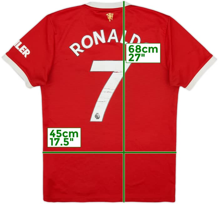 2021-22 Manchester United Home Shirt Ronaldo #7 - 5/10 - (S)