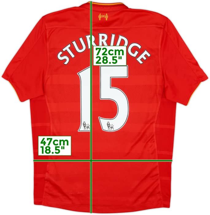 2015-16 Liverpool Home Shirt Sturridge #15 - 9/10 - (M)