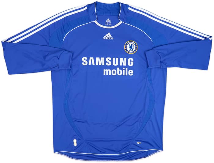 Camiseta de manga larga de local del Chelsea 2006-08 Drogba #11 - 7/10 - (XL)