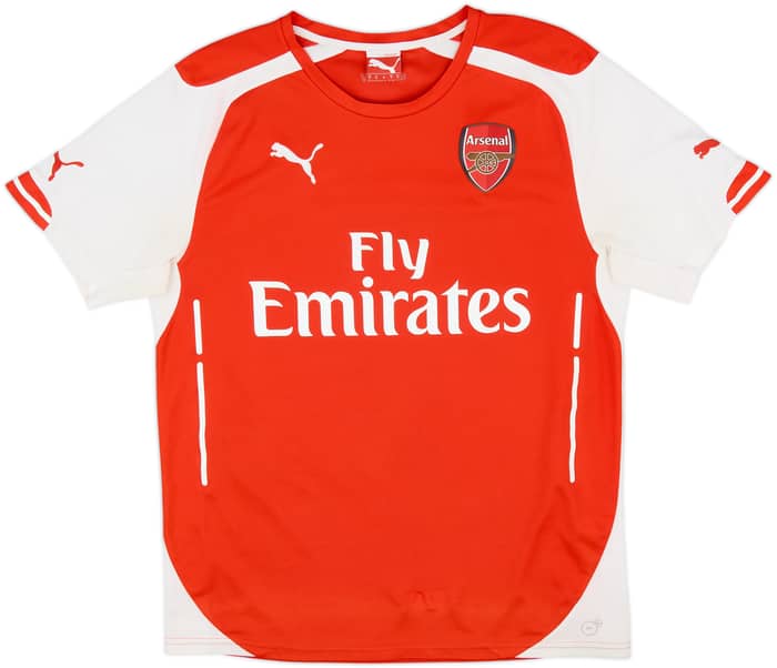 2014-15 Arsenal Home Shirt Arteta #8 - 7/10 - (M)