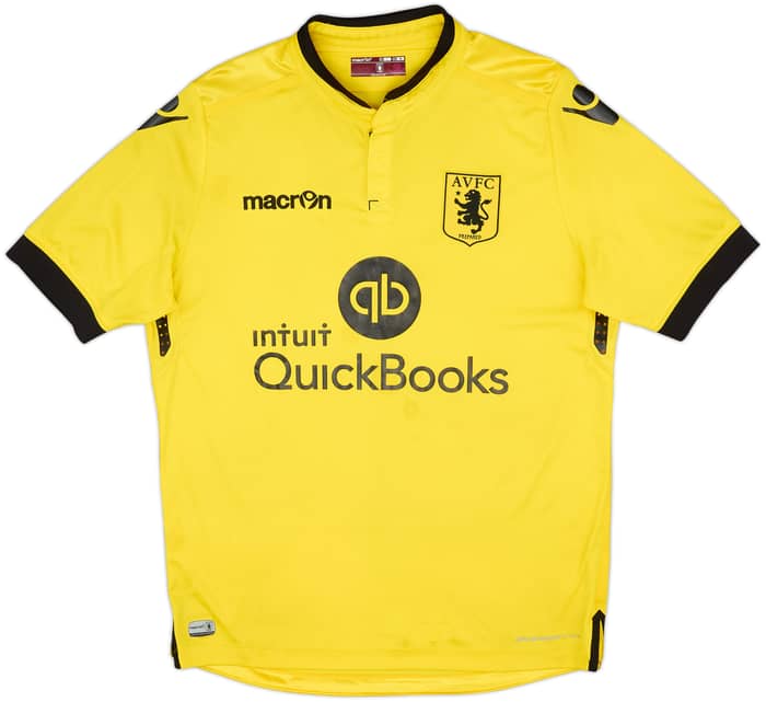 2015-16 Aston Villa Away Shirt Grealish #40 - 7/10 - (M)