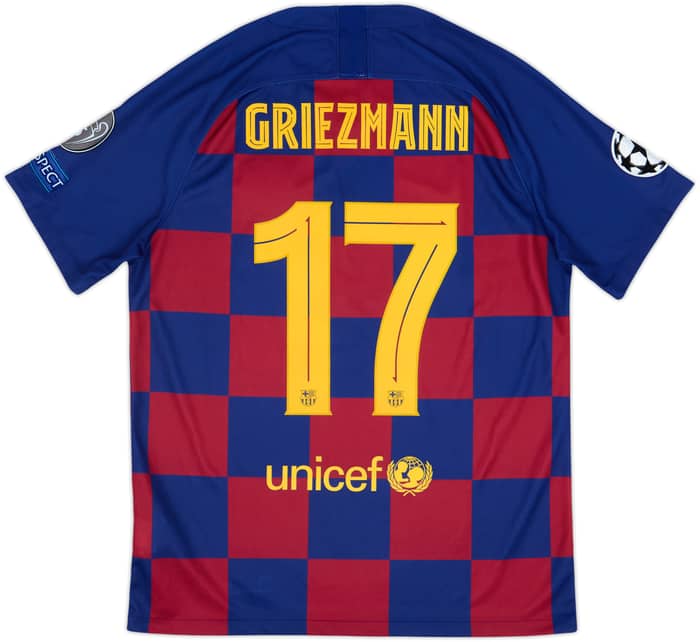 2019-20 Barcelona Home Shirt Griezmann #17 - 9/10 - (L)
