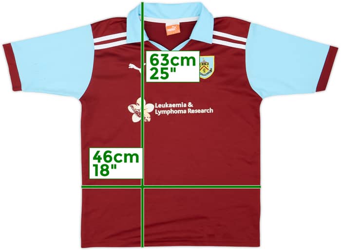 2011-12 Burnley Home Shirt - 5/10 - (XL.Boys)