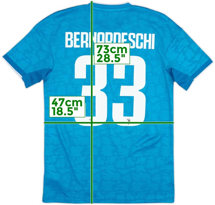 Camiseta de la tercera equipación del Juventus 2019-20 Bernardeschi #33 - 9/10 - (S)