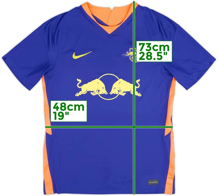 Camiseta de visitante del RB Leipzig 2020-21 - 8/10 - (M)