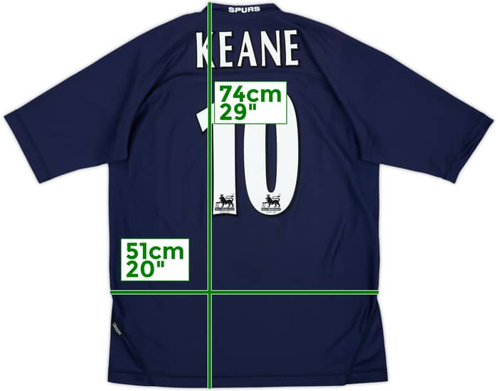 2004-05 Tottenham Away Shirt Keane #10 - 5/10 - (XXL)