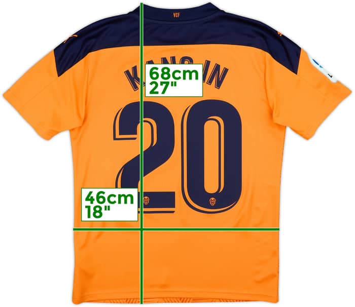 2020-21 Valencia Away Shirt Kang-In #20 - 9/10 - (S)