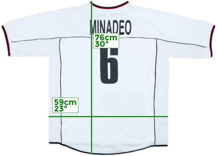 Camiseta de visitante del Gallipoli 2005-06 Minadeo #6 - 6/10 - (XL)