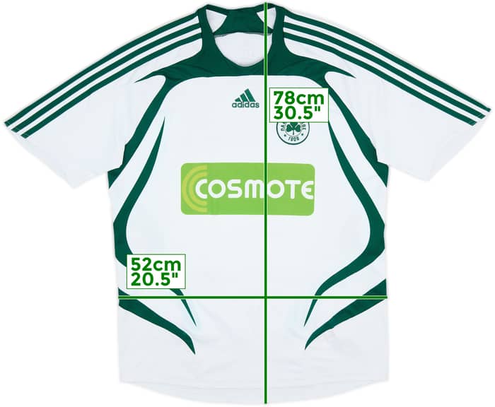 2007-08 Panathinaikos Away Shirt - 8/10 - (L)